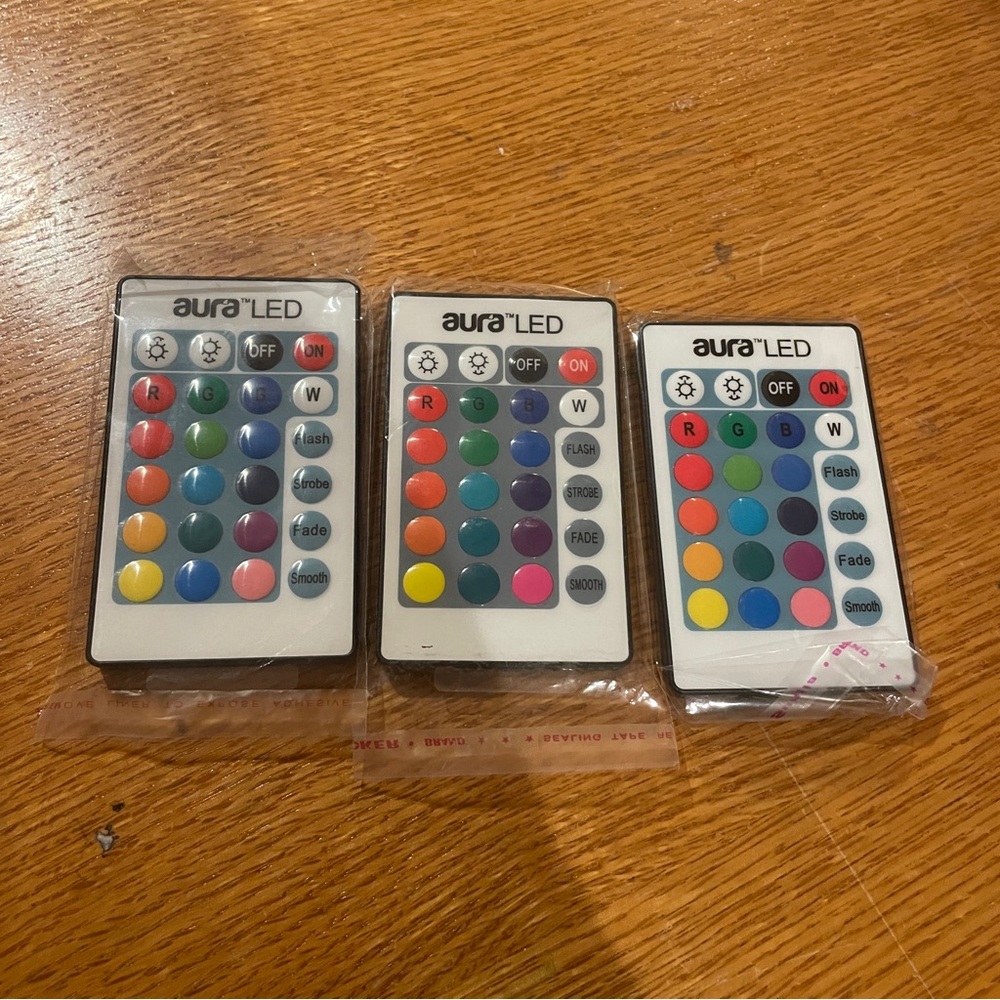 Aura LED Remote Control Set 3 NEW in package